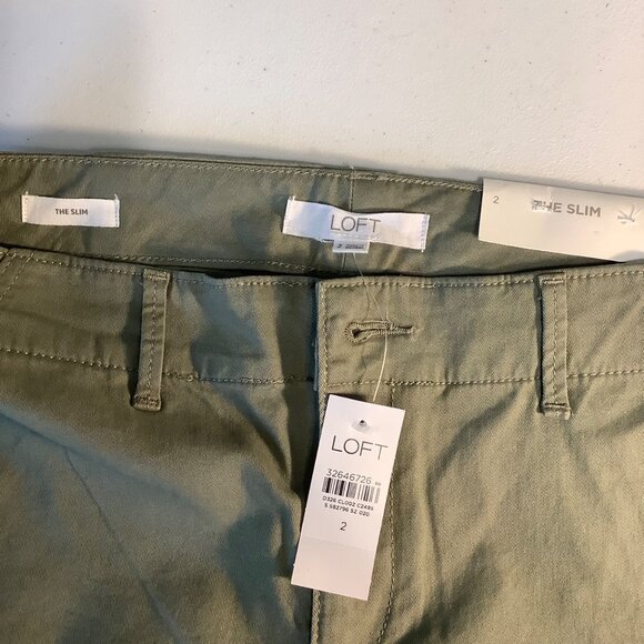 NWT LOFT Women’s Pants Size 2 The Slim Classic Everyday Trouser Style - Picture 5 of 11